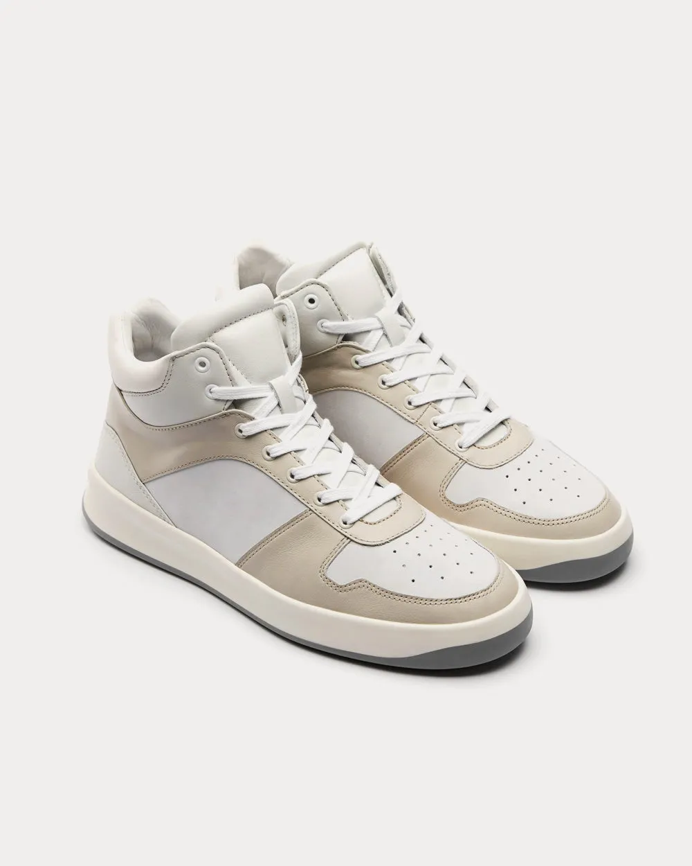 5B Taupeweiss Off-White High Top Sneakers