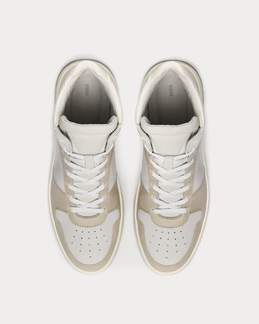 5B Taupeweiss Off-White High Top Sneakers