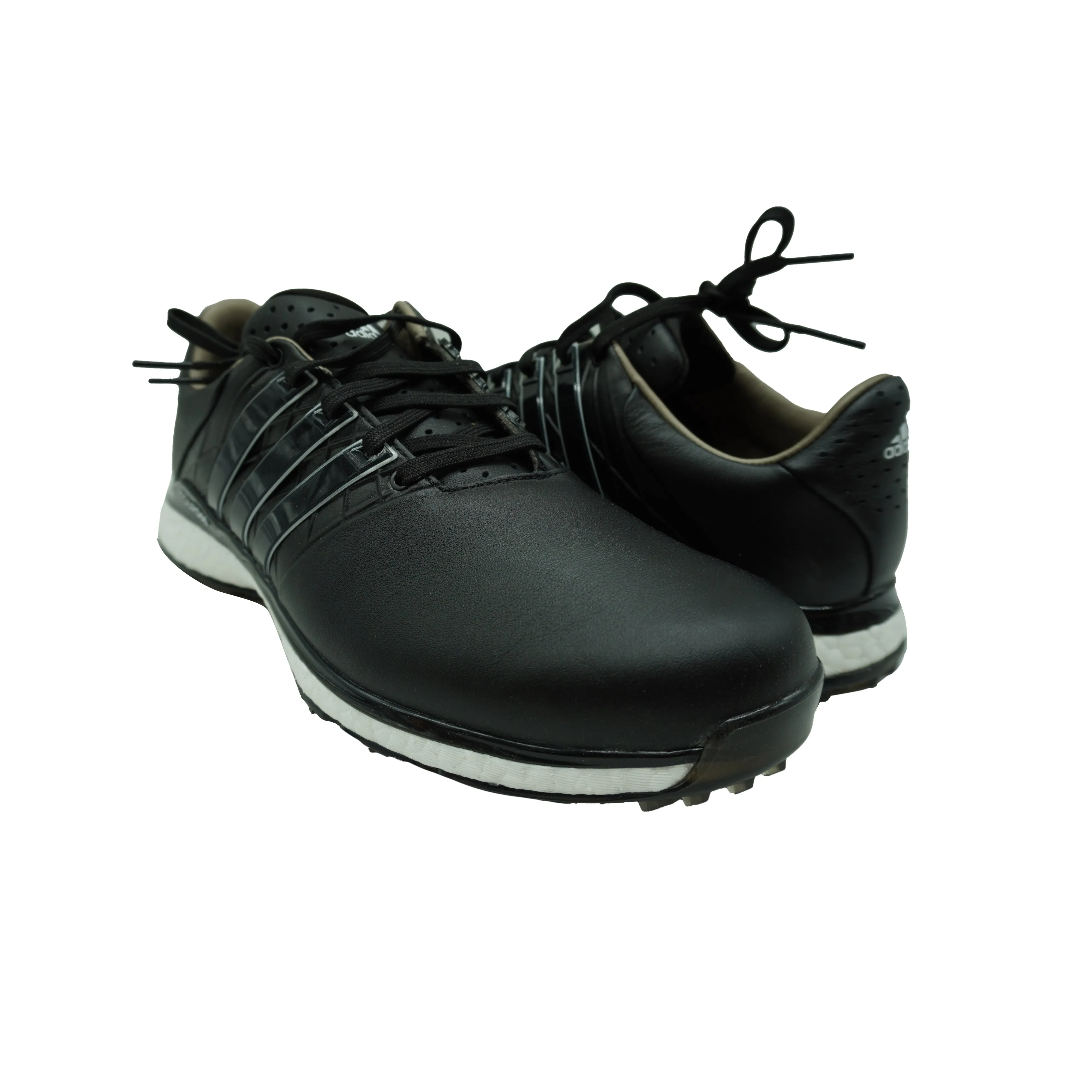 Adidas Men's Tour 360 Leather Golf Athletic Shoes Black White Size 9.5