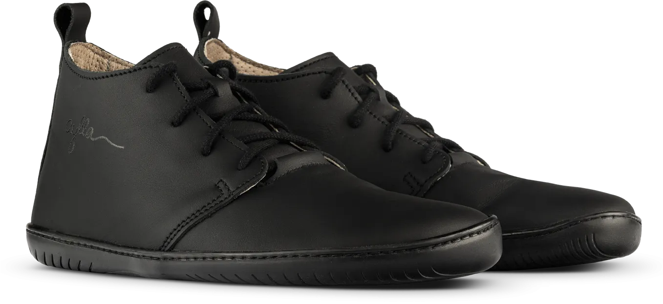 AYLLA BAREFOOT ANKLE CUT TIKSI MENS - BLACK