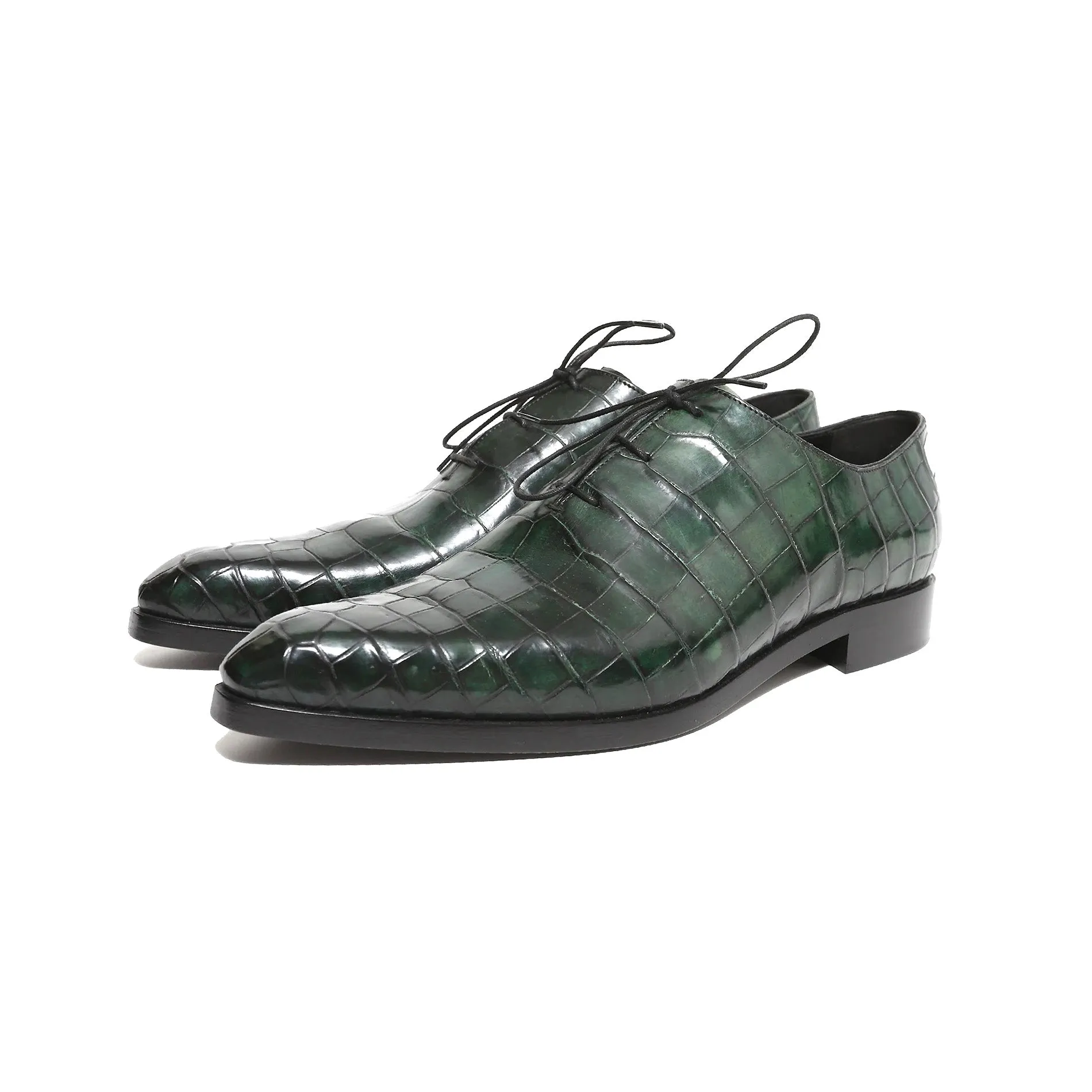 Berluti by Haider Ackermann FW17 "Alessandro Phoenix" Crocodile Skin Oxfords