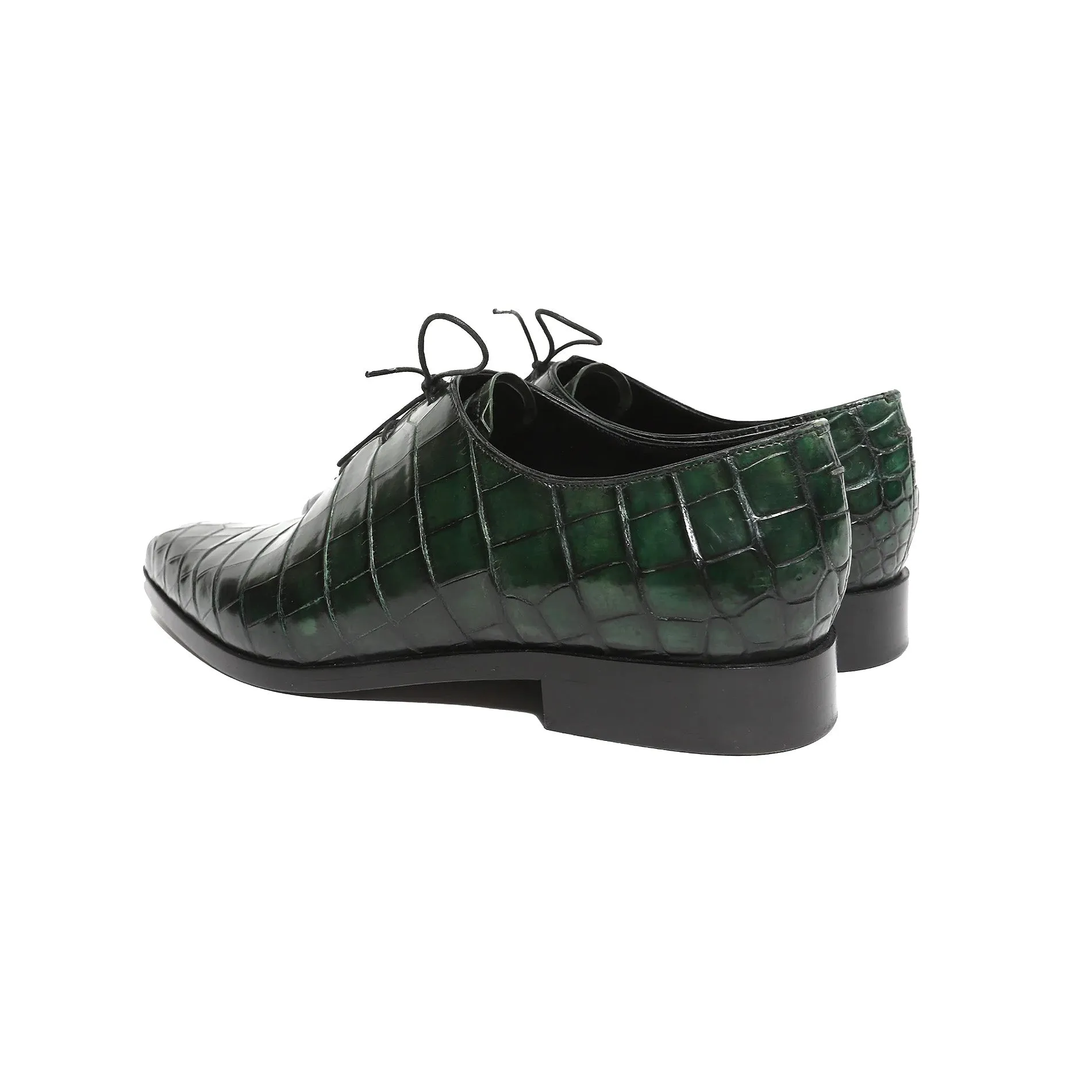 Berluti by Haider Ackermann FW17 "Alessandro Phoenix" Crocodile Skin Oxfords