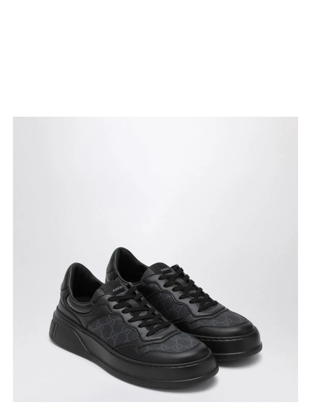 BLACK GG SUPREME FABRIC SNEAKER