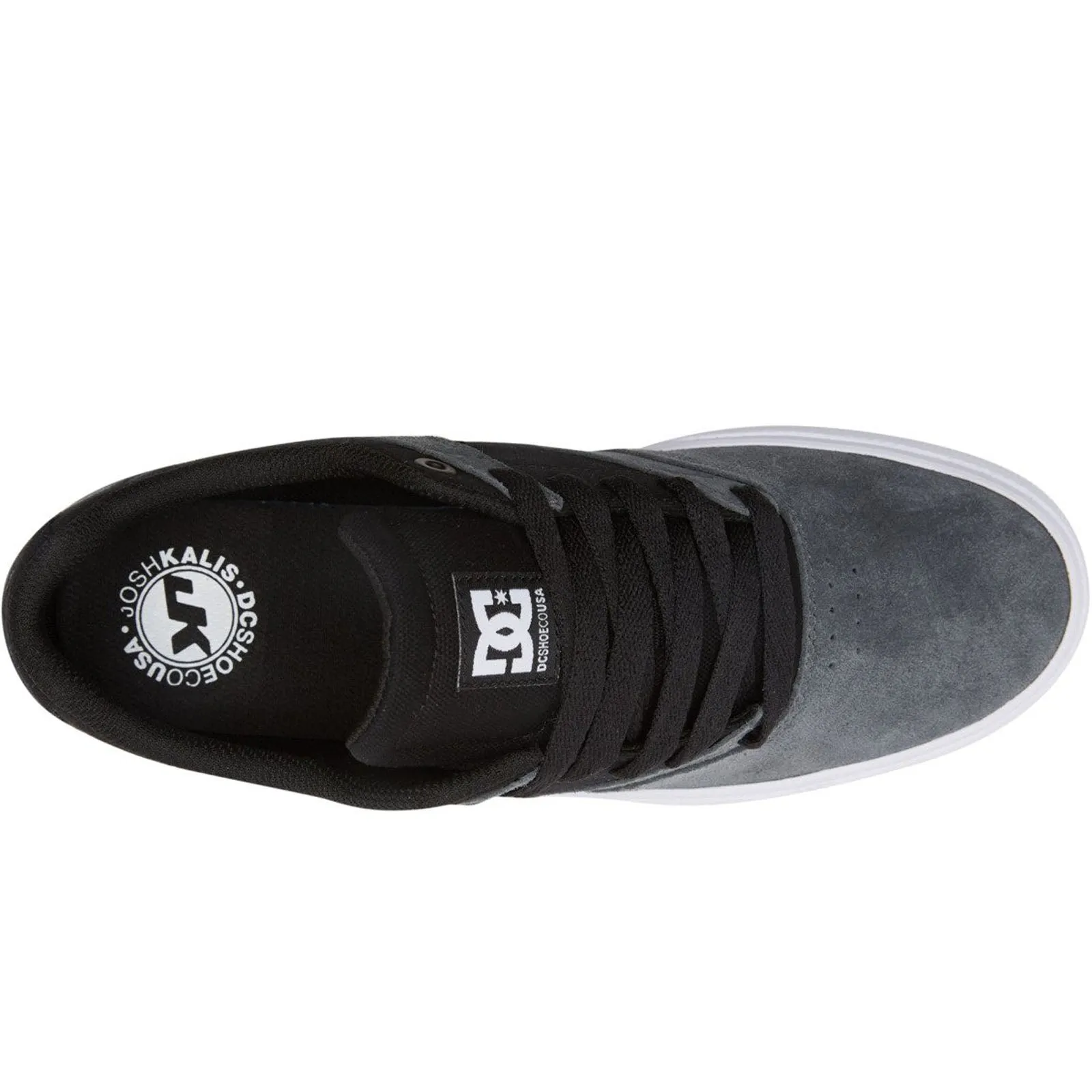 DC Shoes Mens Kalis Low Rise Suede Leather Trainers