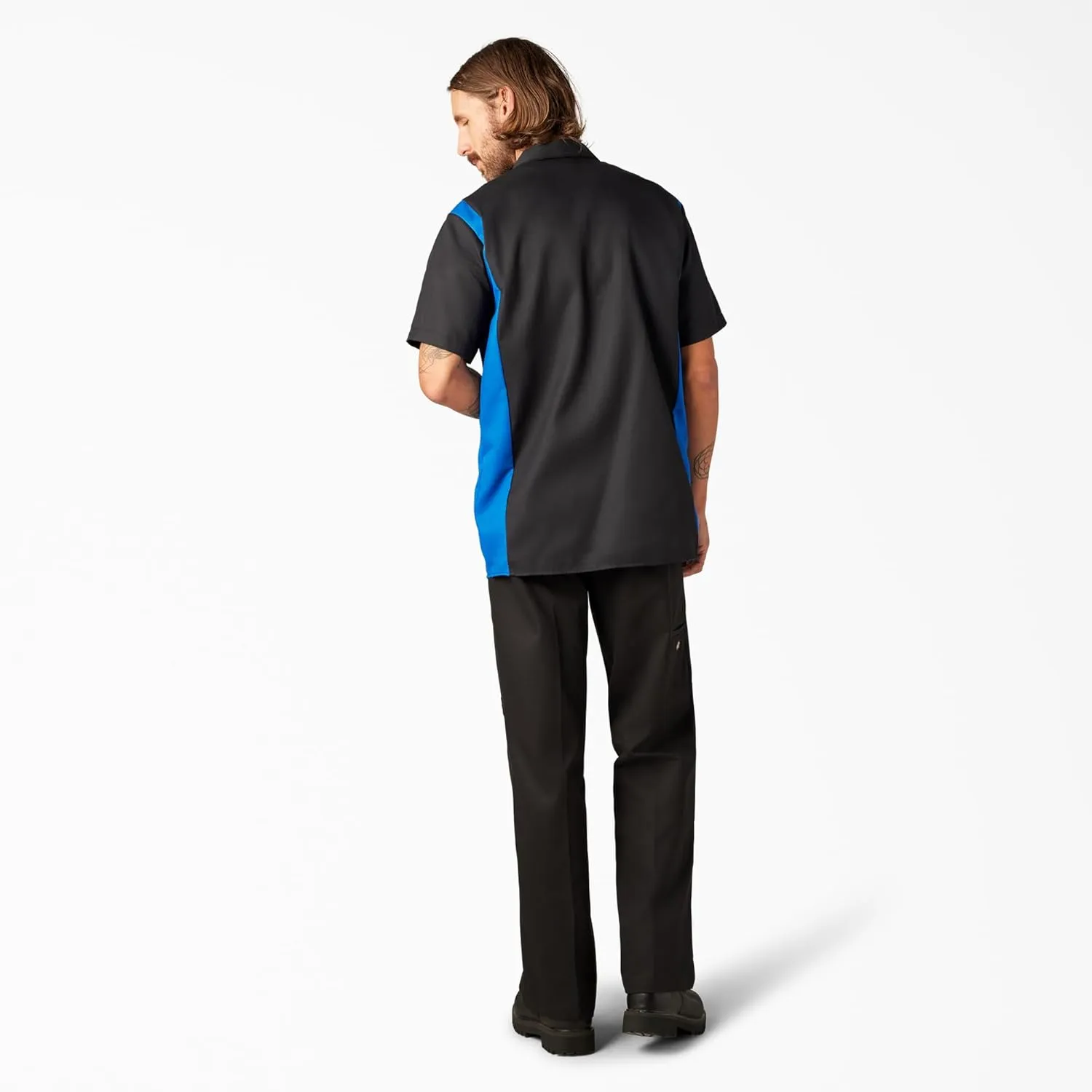 Dickies Men's Two-Tone Short Sleeve Work Shirt