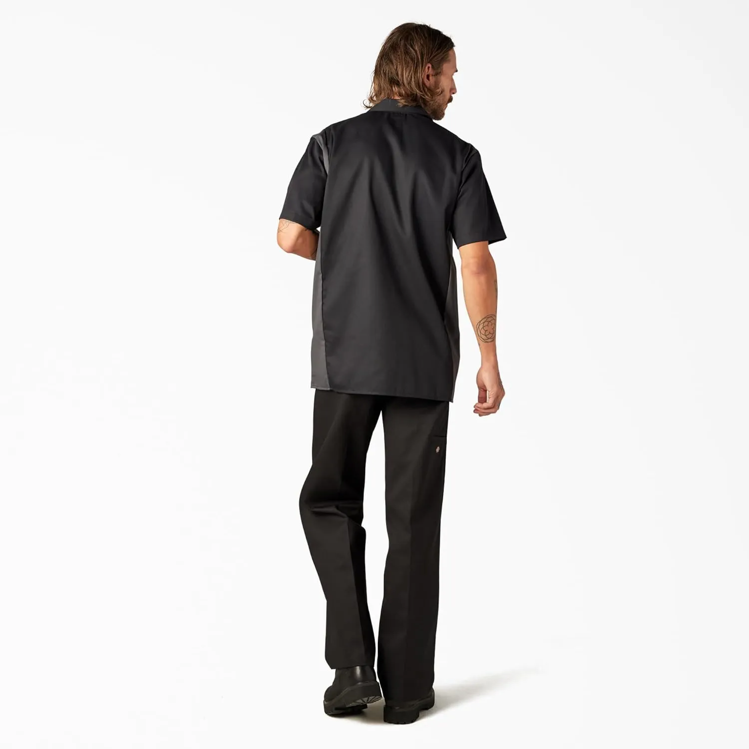 Dickies Men's Two-Tone Short Sleeve Work Shirt