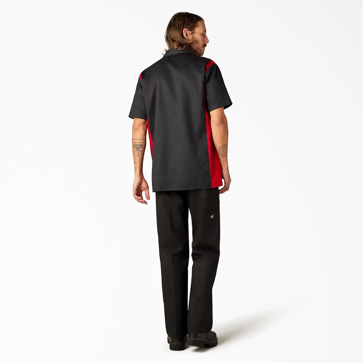 Dickies Men's Two-Tone Short Sleeve Work Shirt