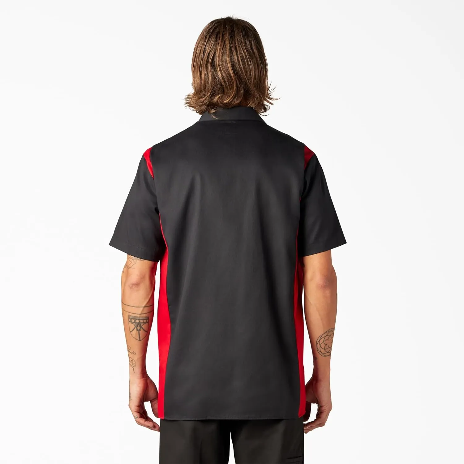Dickies Men's Two-Tone Short Sleeve Work Shirt