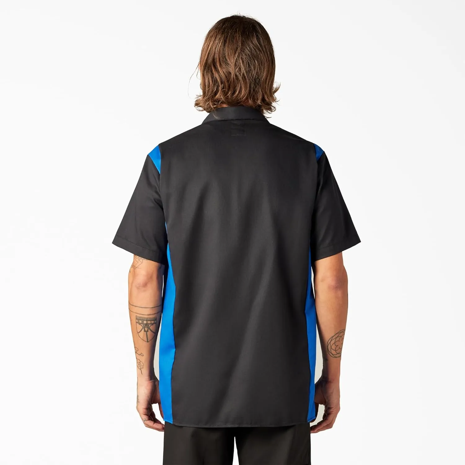 Dickies Men's Two-Tone Short Sleeve Work Shirt