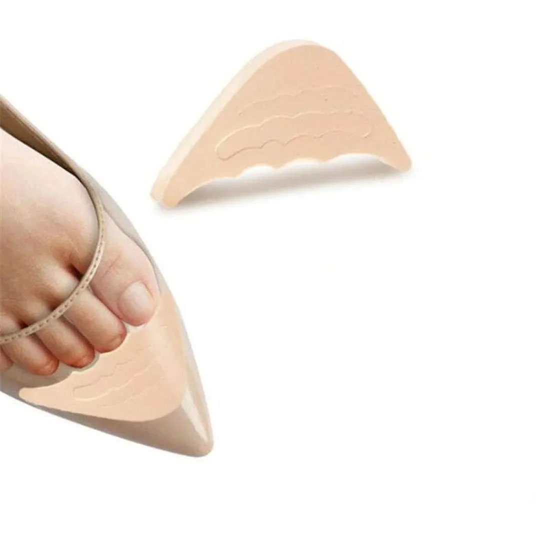 Digital Shoppy 1 Pair Women High Heel Half Forefoot Insert Toe Plug Cushion Pain Relief Prot0ector Big Shoes Toe Front Filler Adjustment Pads