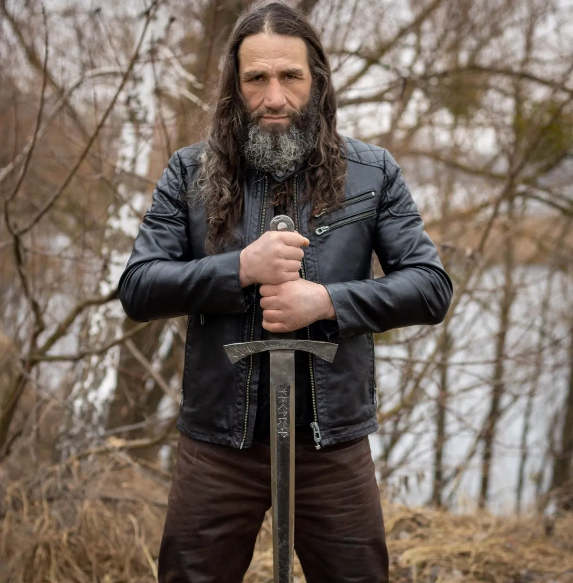 Geralt Witcher steel sword "Wolf's Fury"