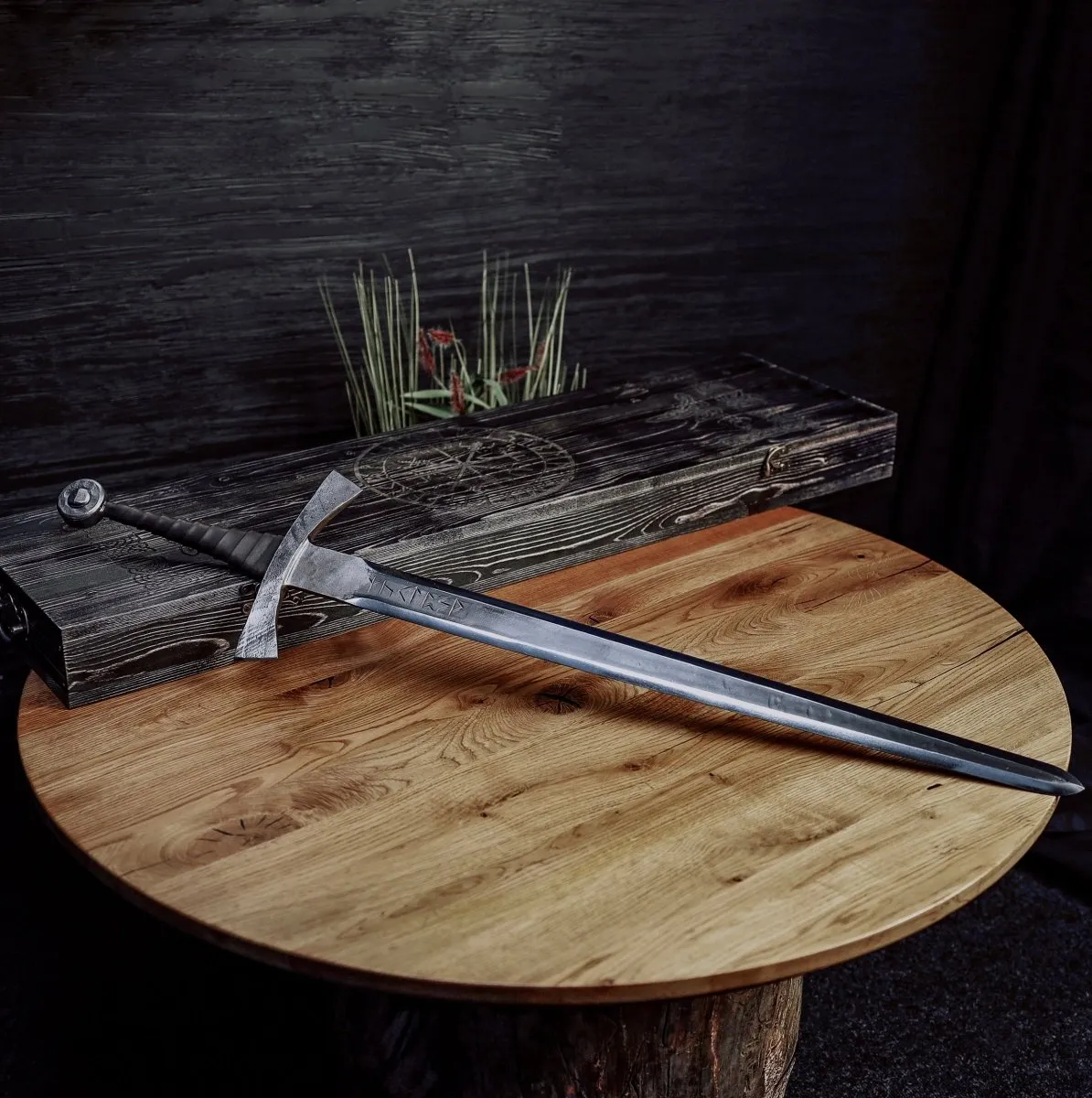 Geralt Witcher steel sword "Wolf's Fury"