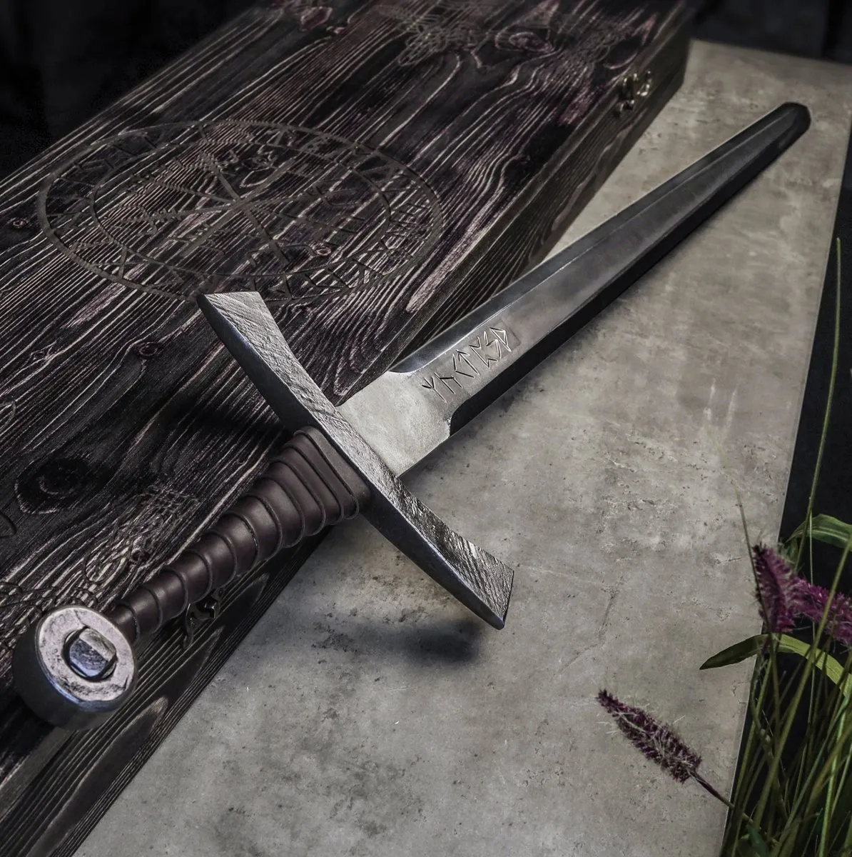 Geralt Witcher steel sword "Wolf's Fury"
