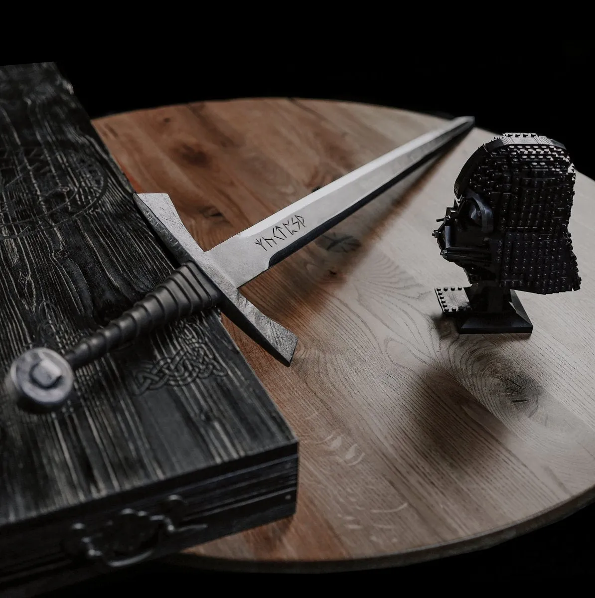 Geralt Witcher steel sword "Wolf's Fury"