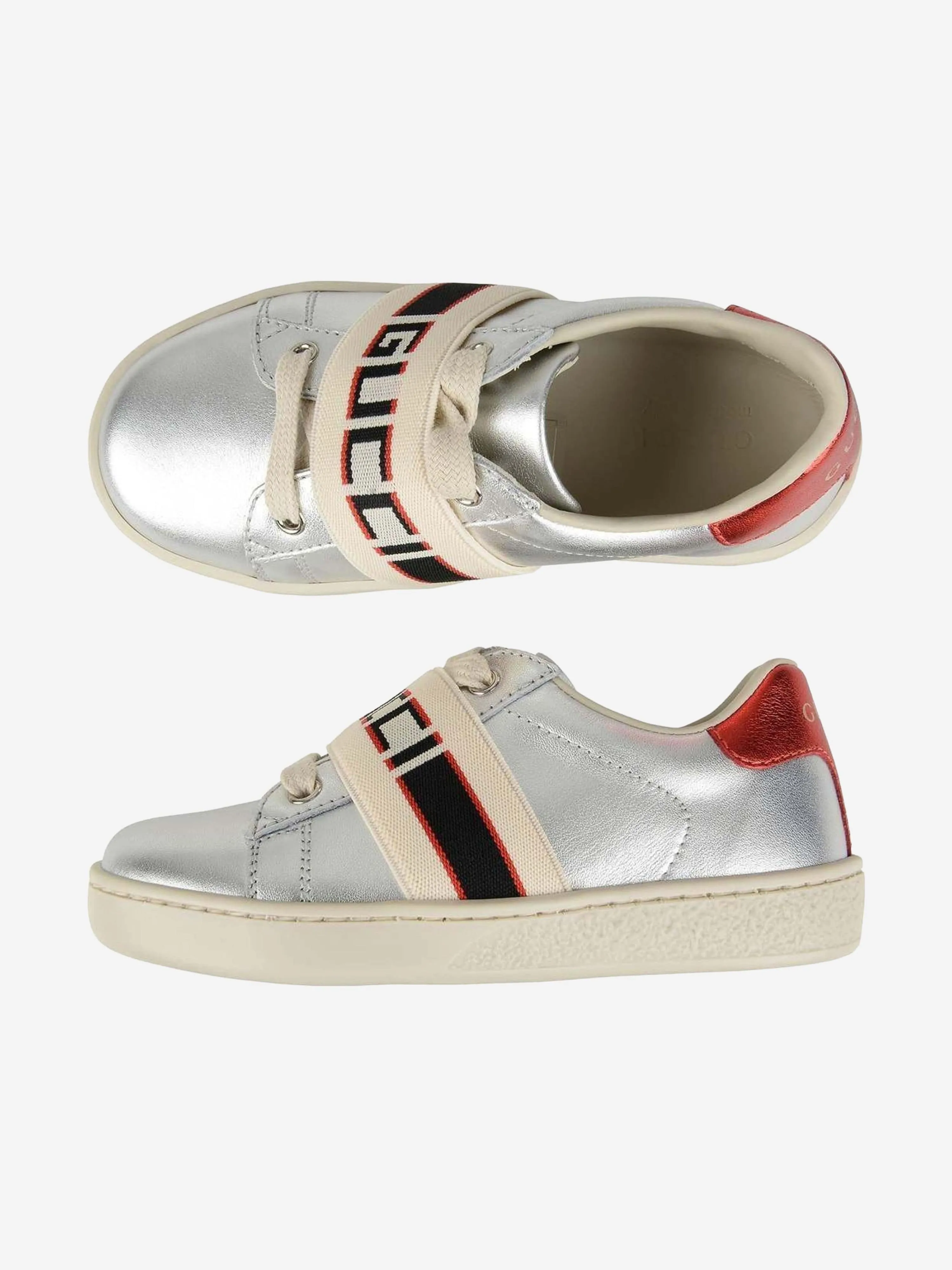 Gucci Leather Logo Trainers