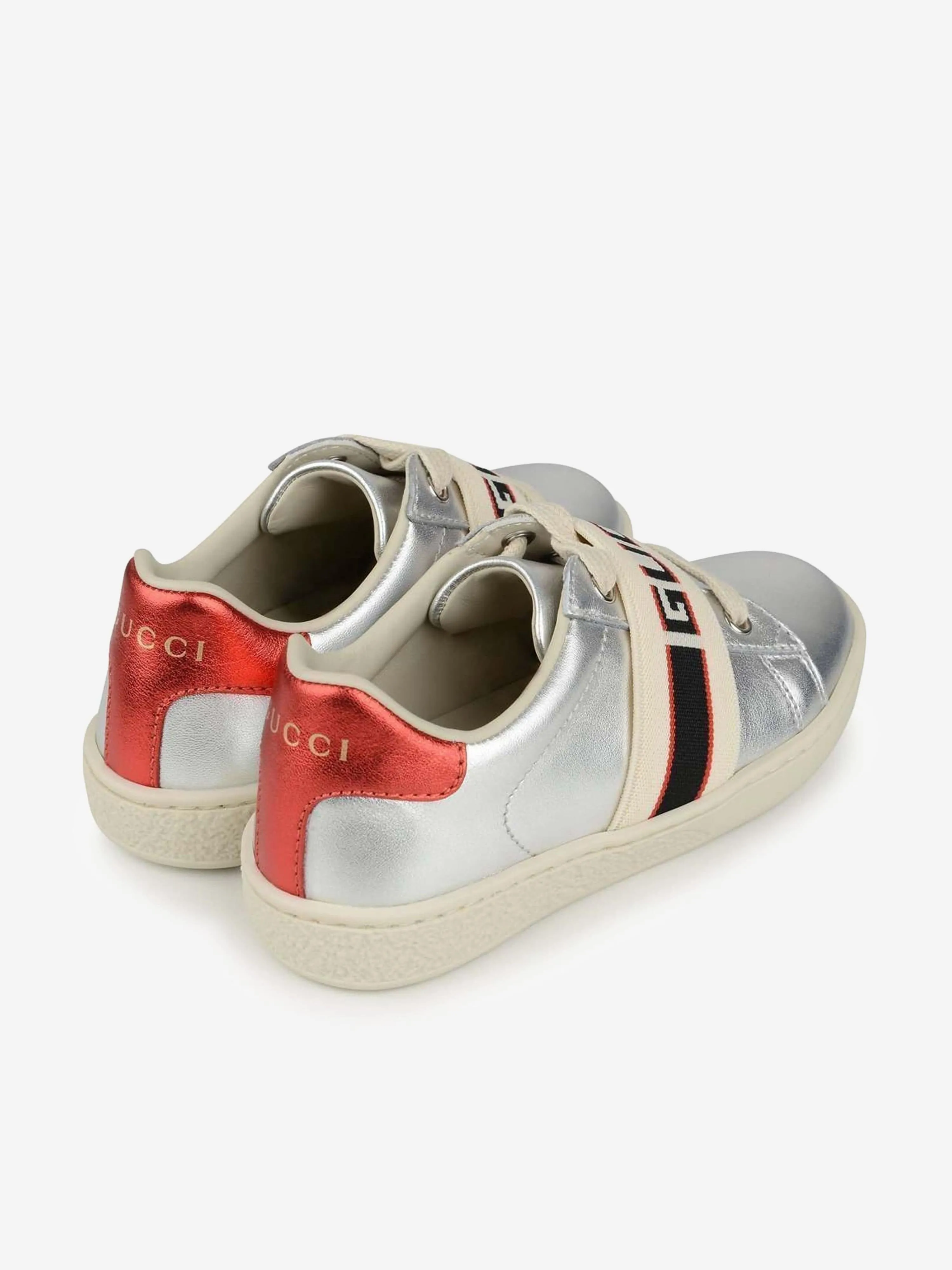 Gucci Leather Logo Trainers