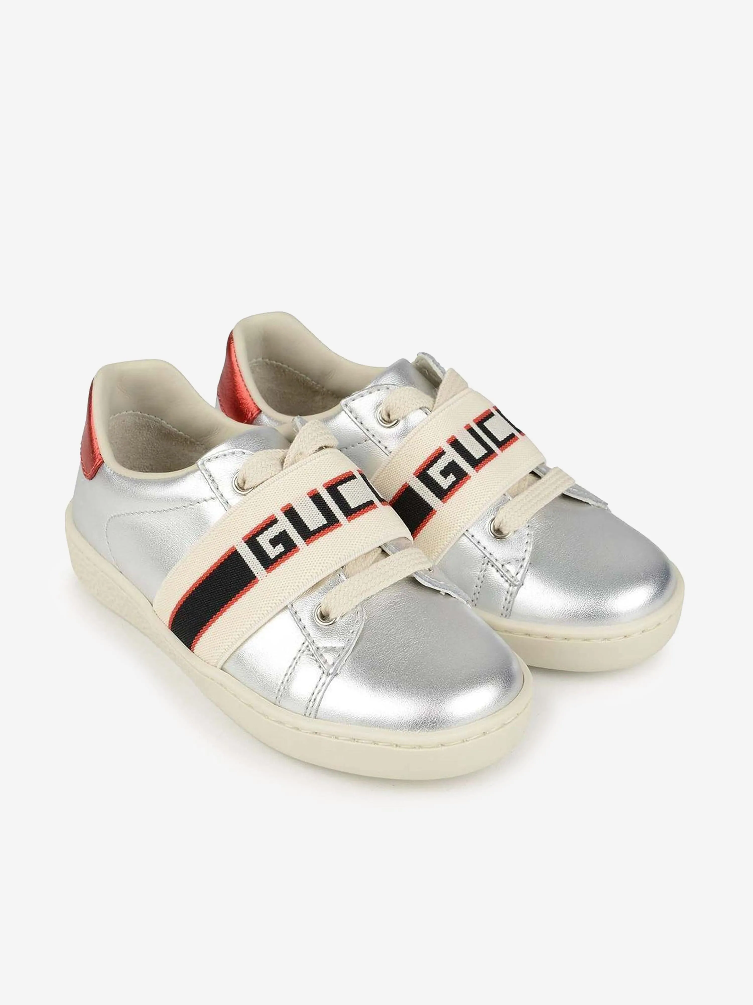 Gucci Leather Logo Trainers