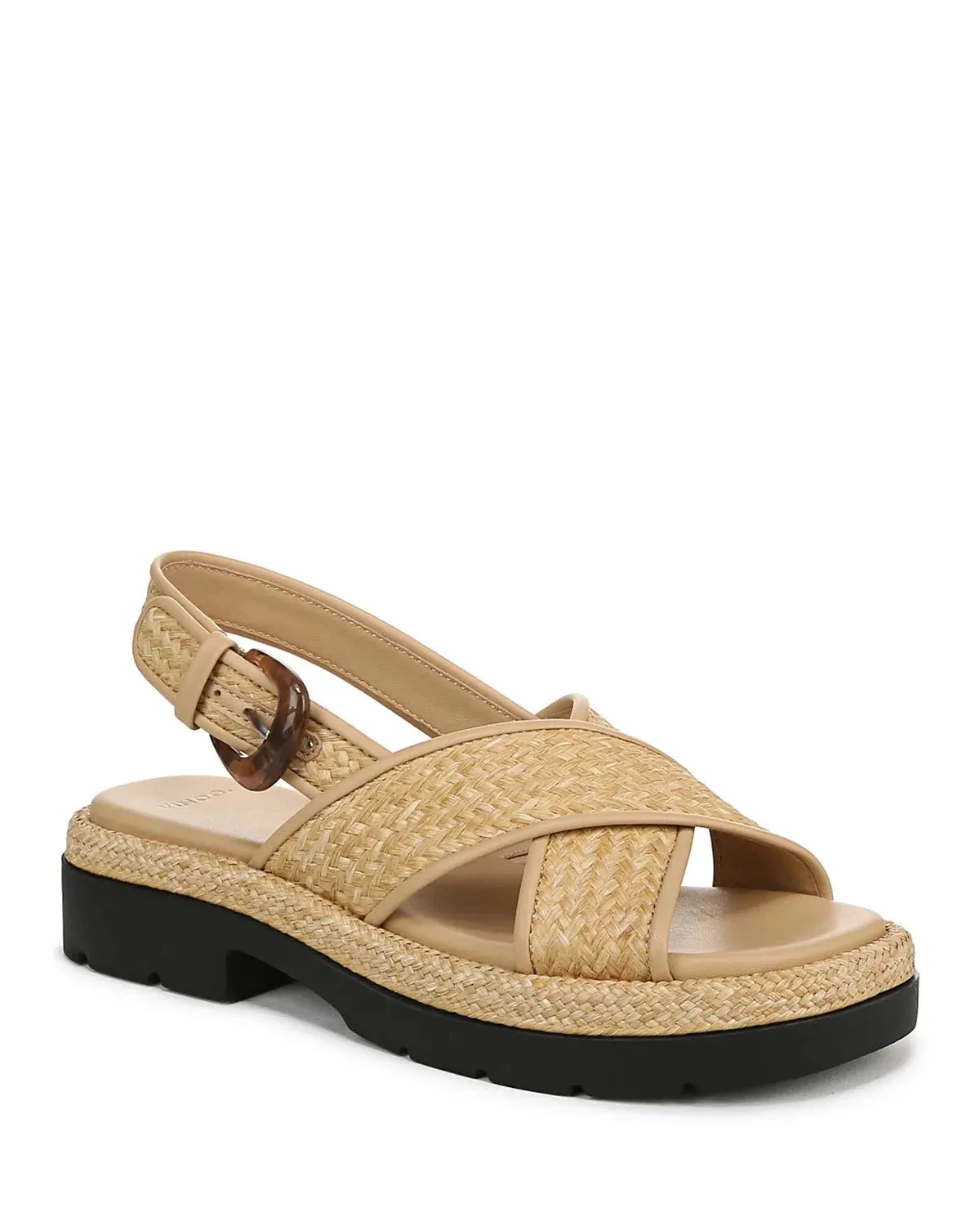 Helena Raffia Sandal