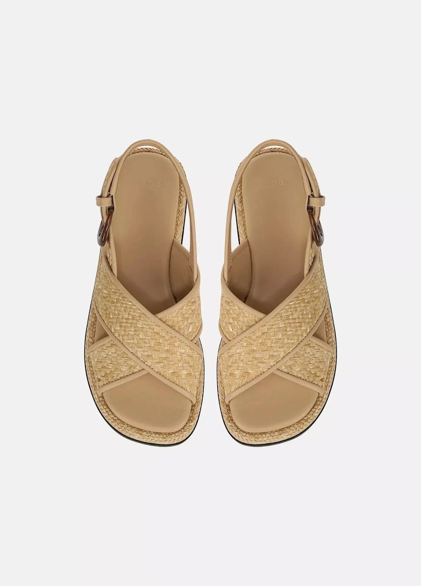 Helena Raffia Sandal