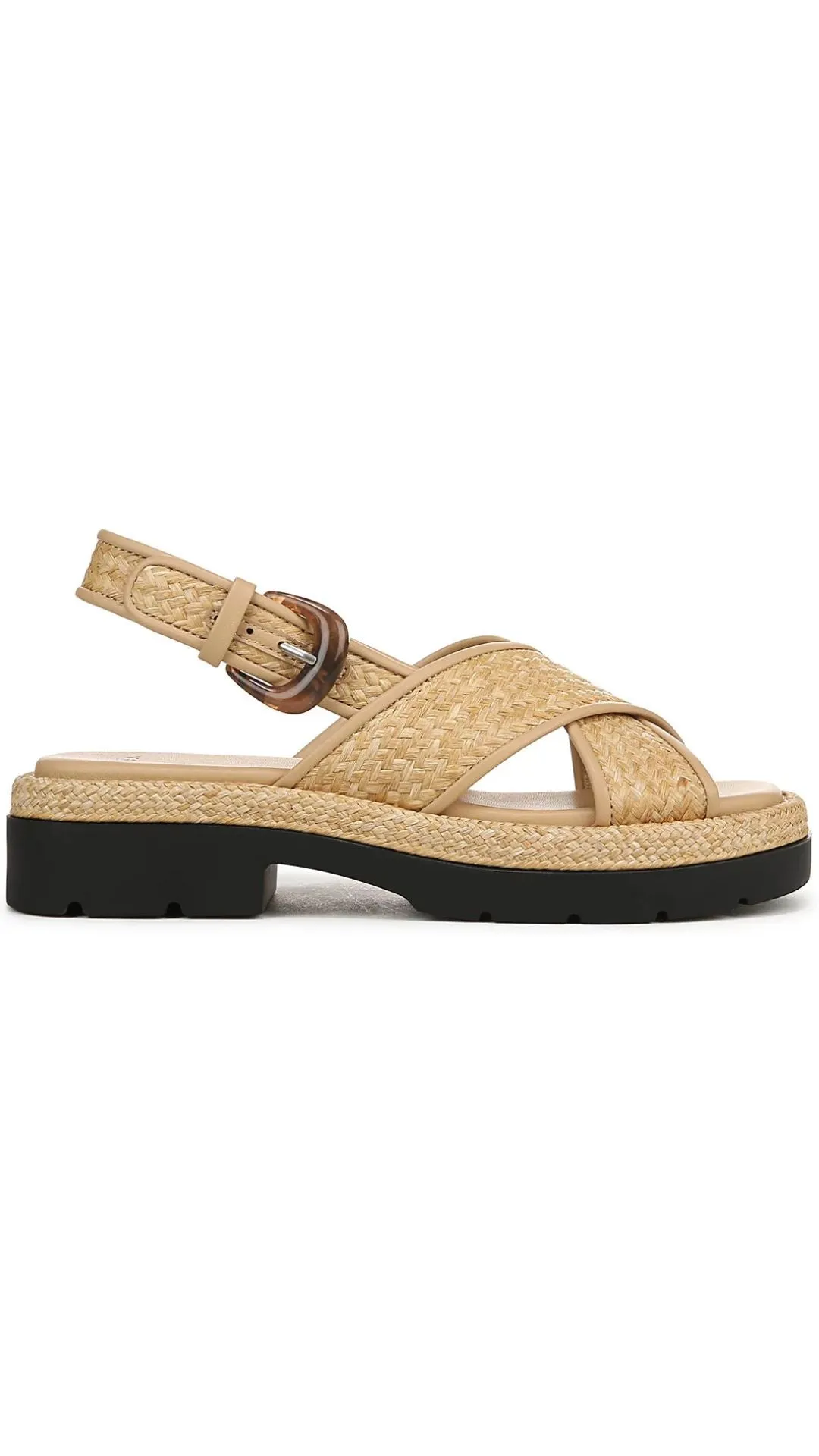 Helena Raffia Sandal