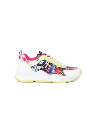 Hydra Leopard Sneakers Pumps with Neon Bright Print Desigual Style 20SSKA18