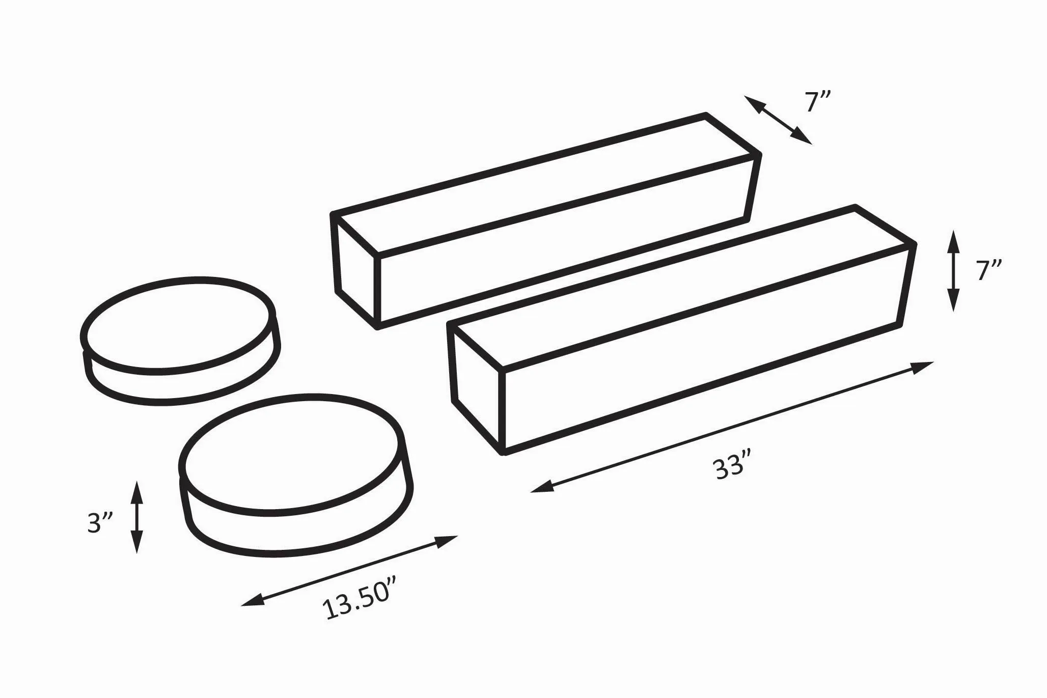 Kiddie Couch Add-Ons for Modular Play Couch