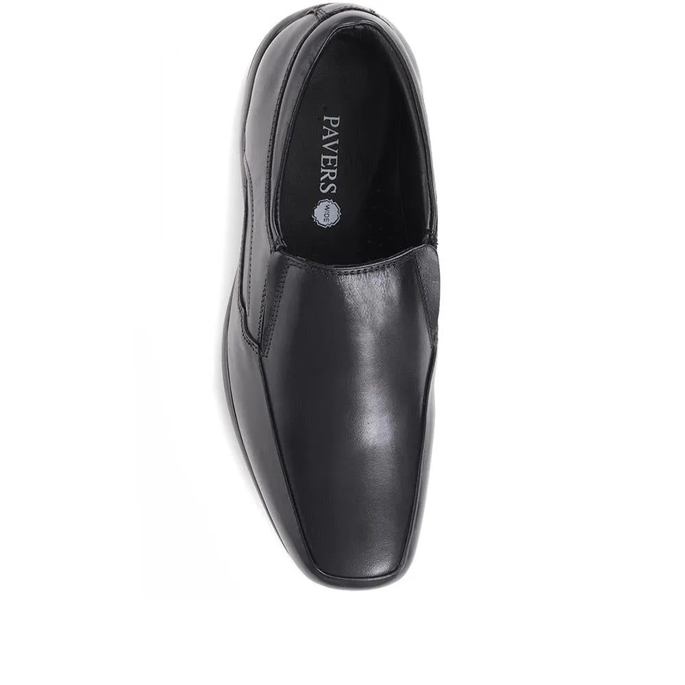 Leather Slip On Shoes - THEST36001 / 323 284