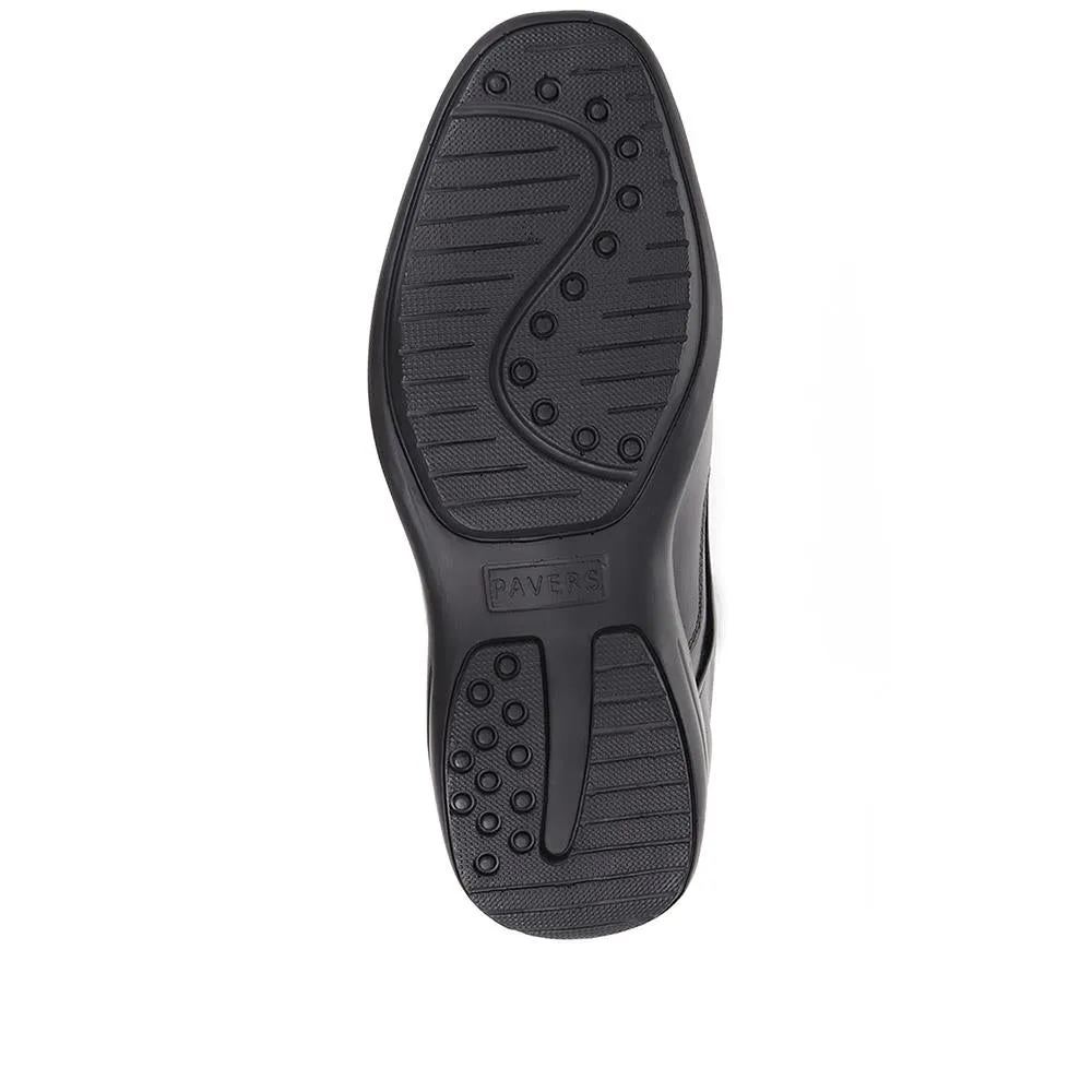 Leather Slip On Shoes - THEST36001 / 323 284