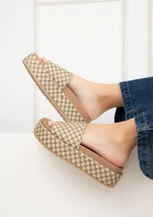 Makers TILA SLIP ON COMFORTABLE FLATFORM SANDAL