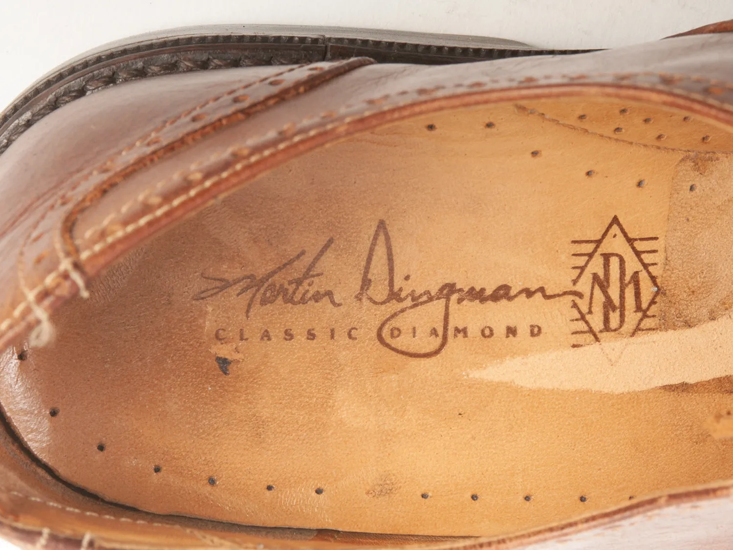 Martin Dingman Brown Cap Toe Oxfords