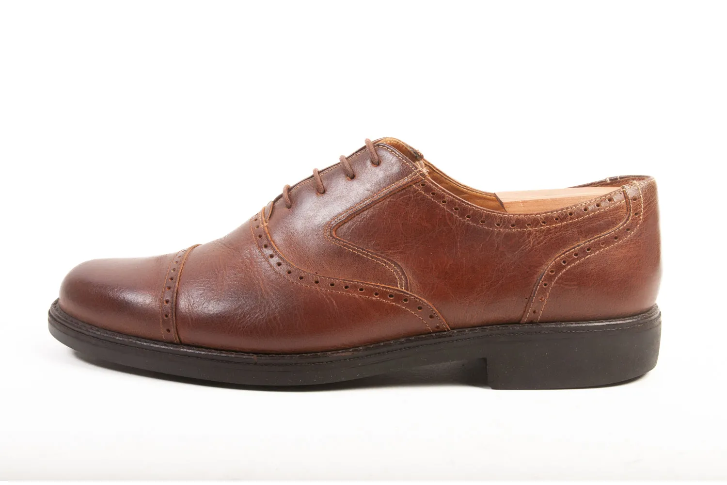 Martin Dingman Brown Cap Toe Oxfords