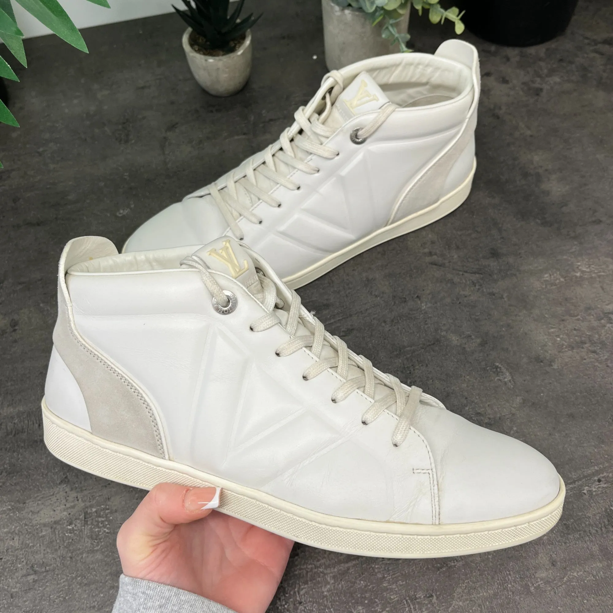 Men's Fuselage High Trainers White Size EU 41.5 / UK 7.5