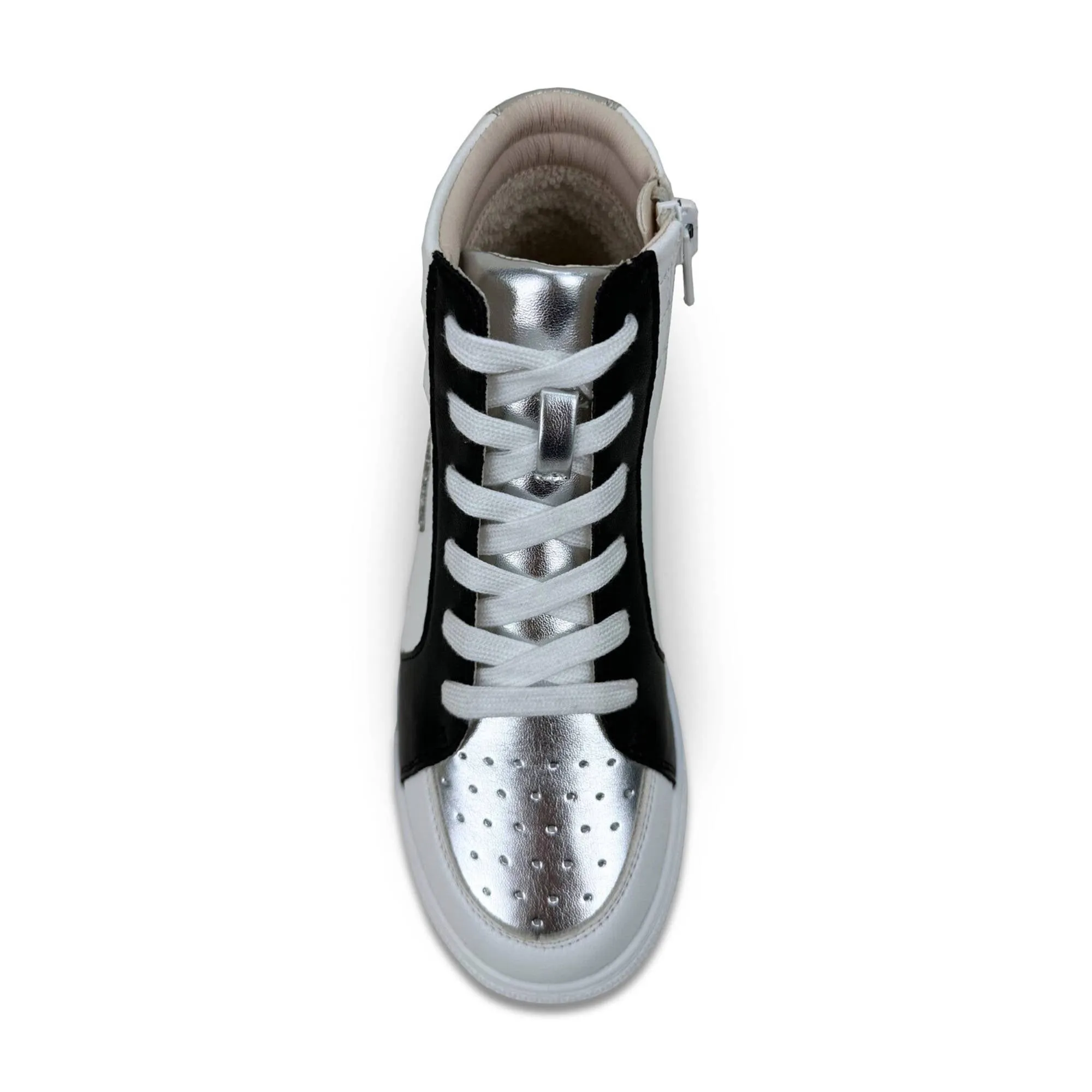 Miss Hannah Sneaker in Black & White - Kids from Yosi Samra