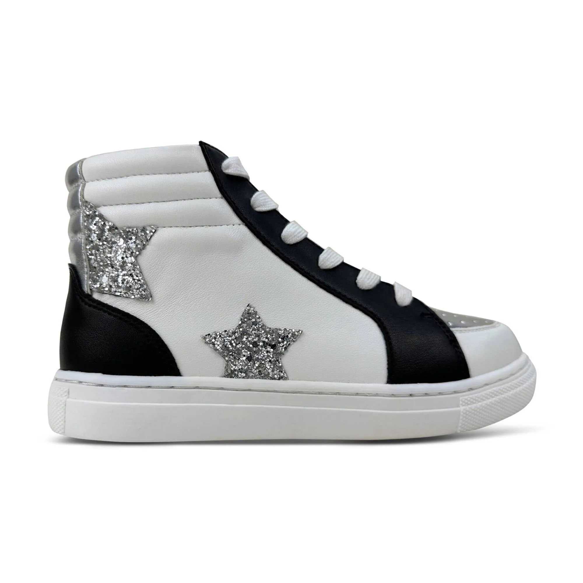 Miss Hannah Sneaker in Black & White - Kids from Yosi Samra