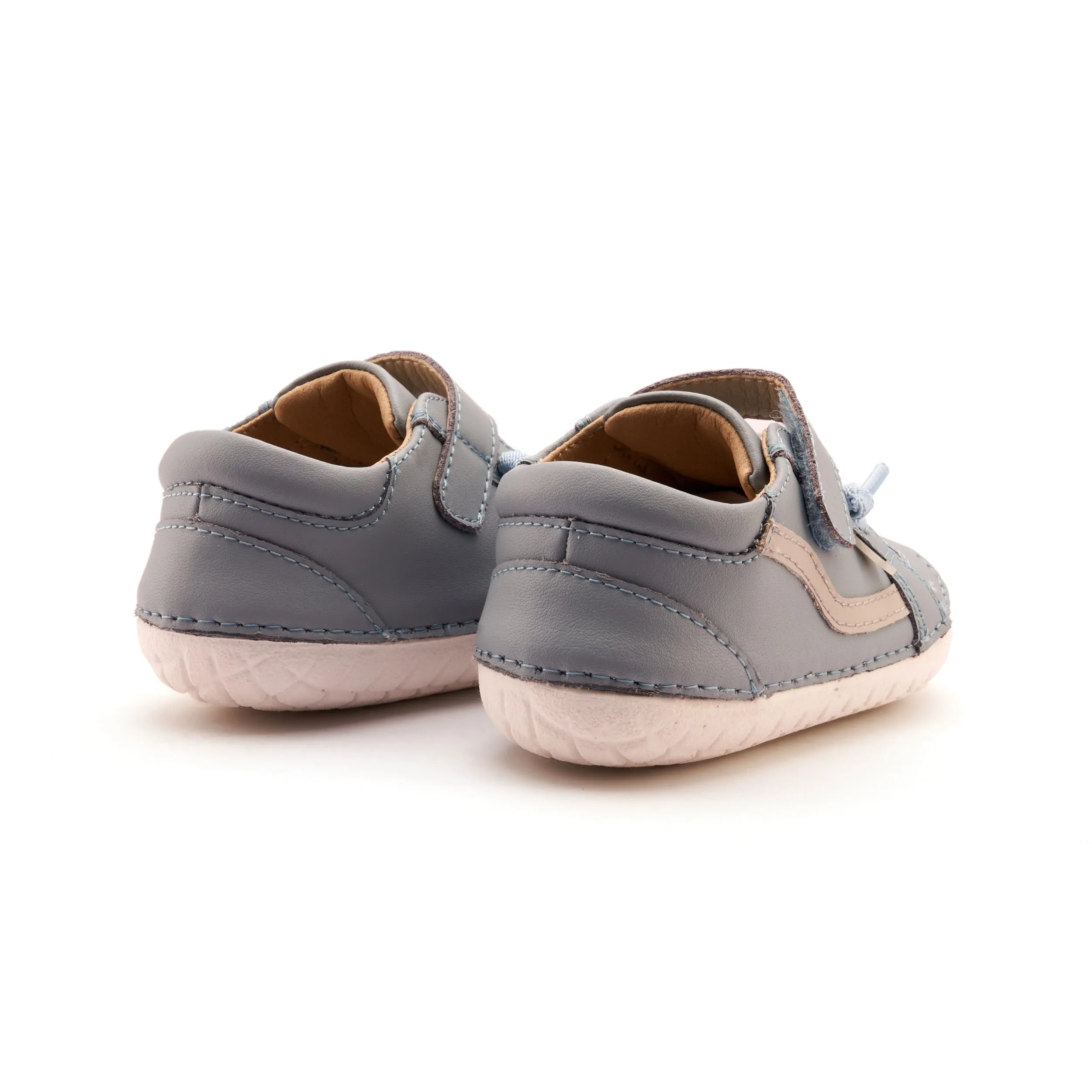 Old Soles Boy's Pave Squiggle Casual Shoes - Dusty Blue / Gris