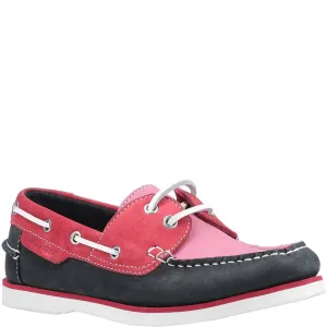 Pink Hattie Boat Shoes