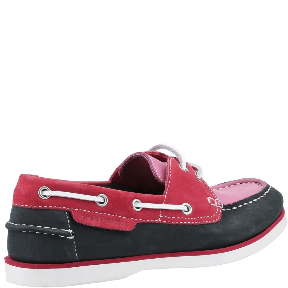 Pink Hattie Boat Shoes