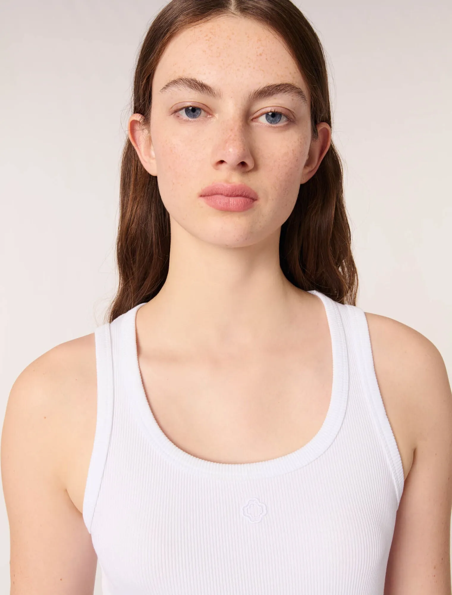 Rib knit tank top