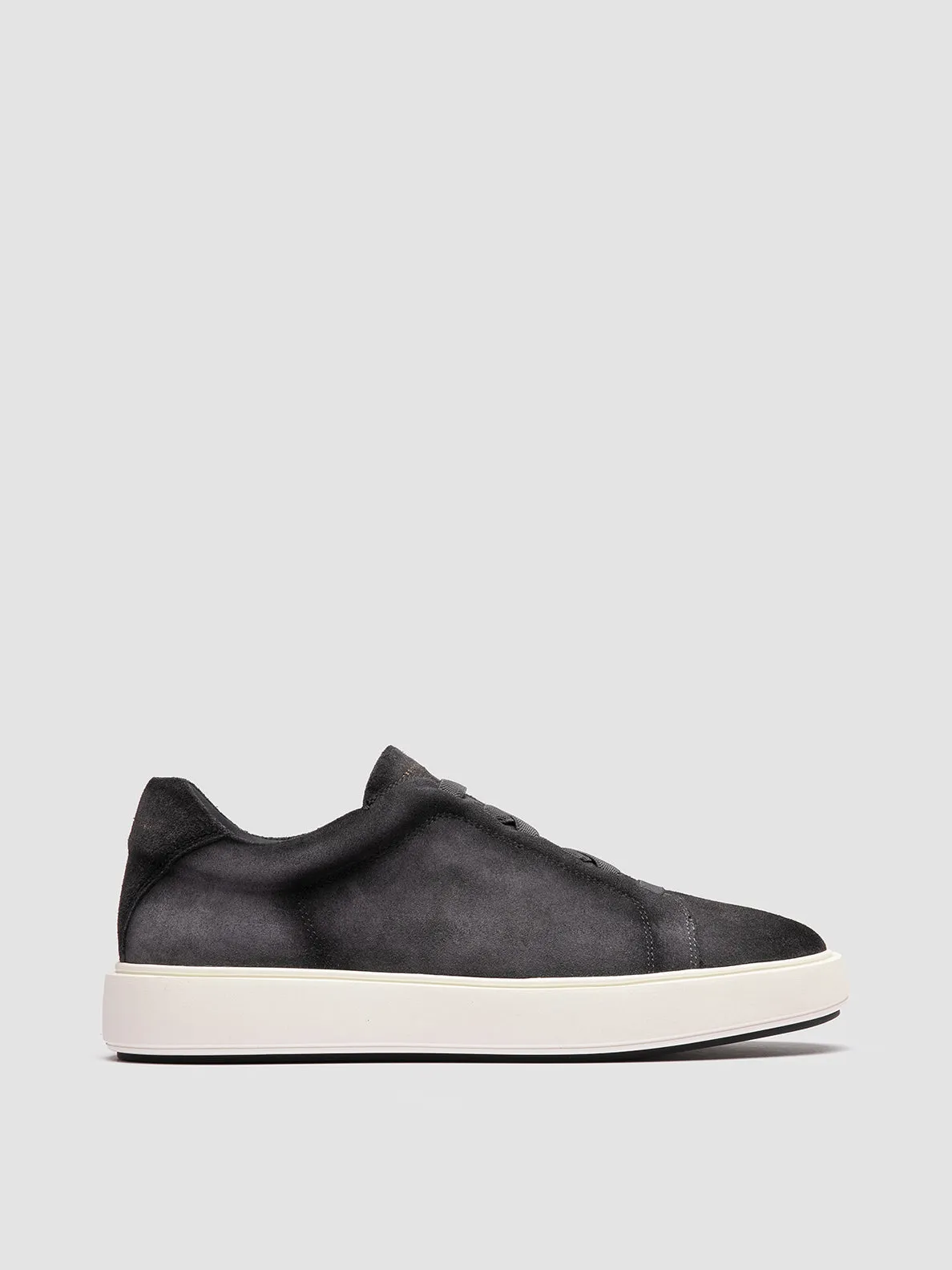 SLOUCH 001 - Blue Suede Low Top Sneakers