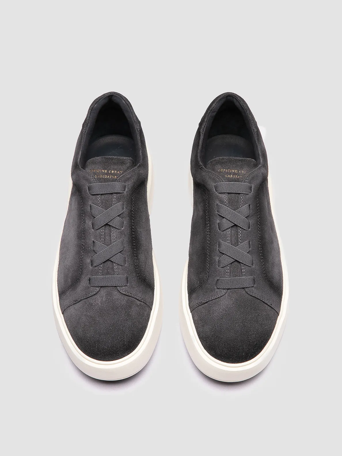 SLOUCH 001 - Blue Suede Low Top Sneakers