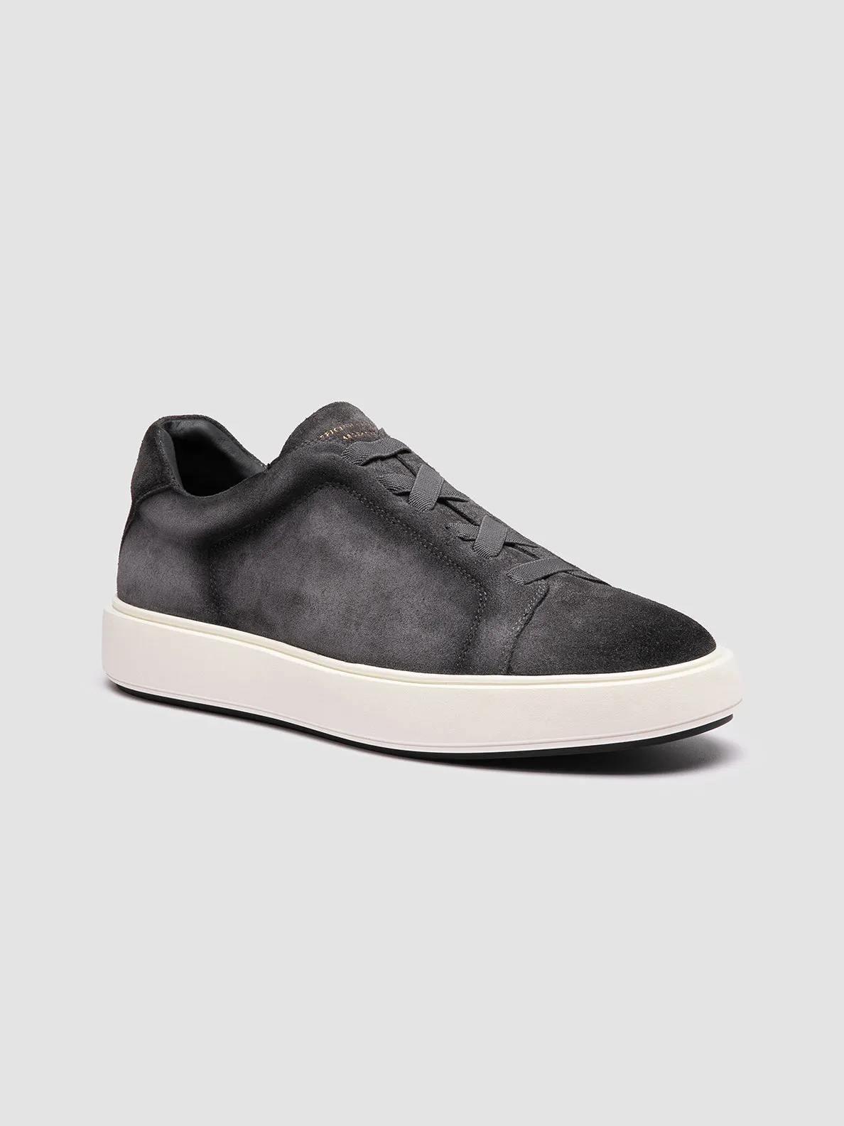 SLOUCH 001 - Blue Suede Low Top Sneakers