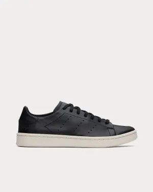Stan Smith Leather Talc / Talc / Black Low Top Sneakers