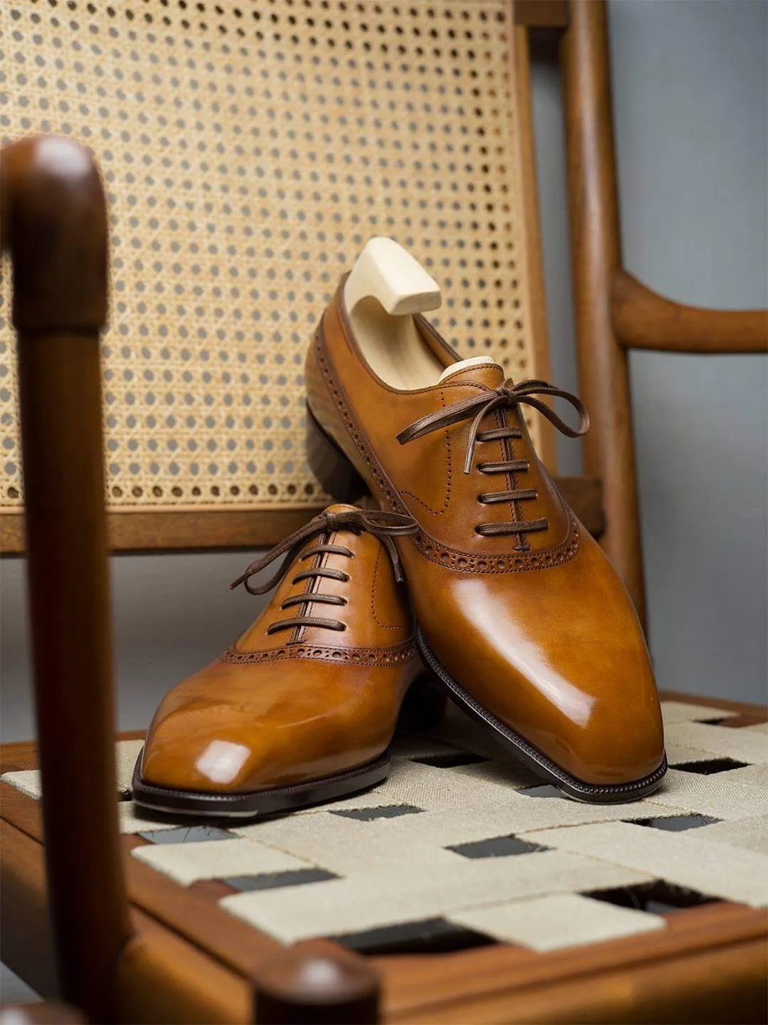 Tan Leather Maelis Oxfords - Formal Shoes