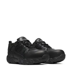Thorogood Men's Crosstrex Polishable Oxford Black Waterproof BBP Comp Toe Work Shoe