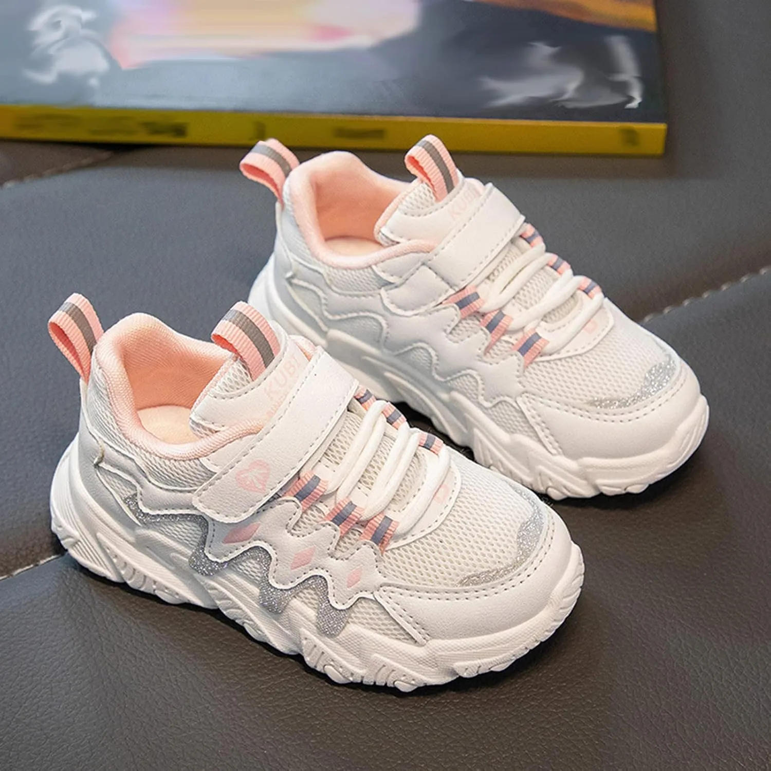 Toddler Mesh Sneaker Kids Boys Girls Breathable Tennis Non Slip Shoes for Running Walking Athletic Sports