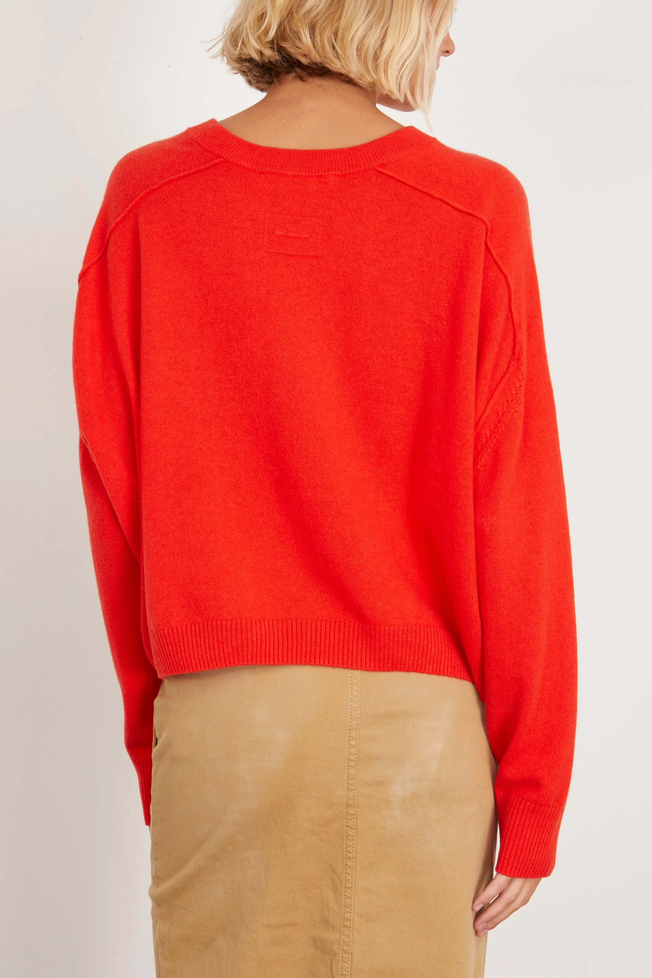 Valerie Sweater in Coquelicot
