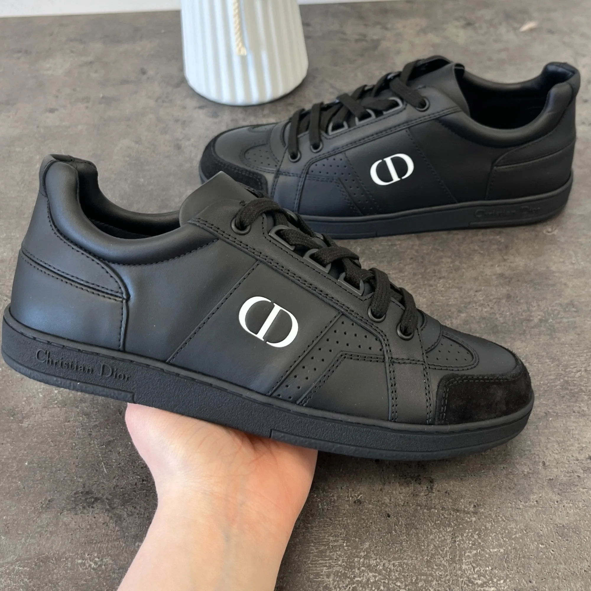 Women's Cd Logo Low Trainers Black Size EU 36 / UK 3