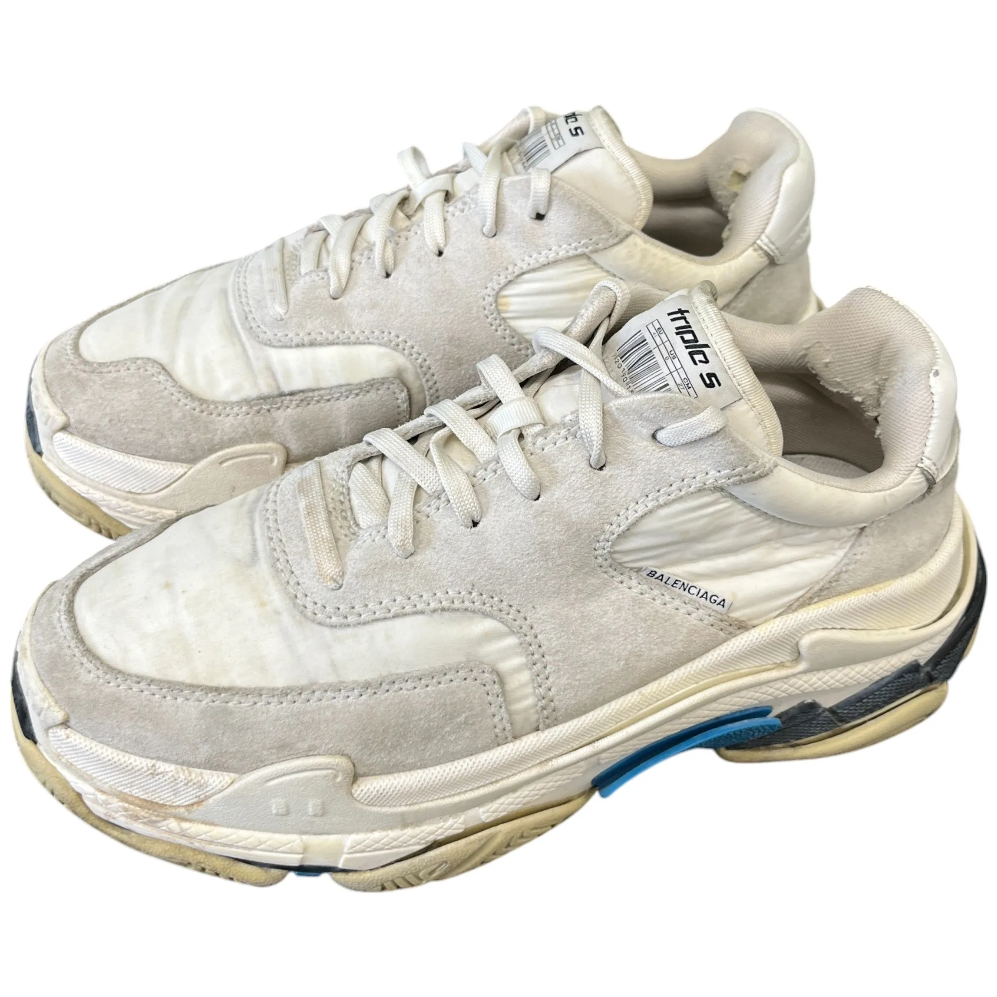 Women's Triple S Low Trainers White Size EU 41 / UK 8