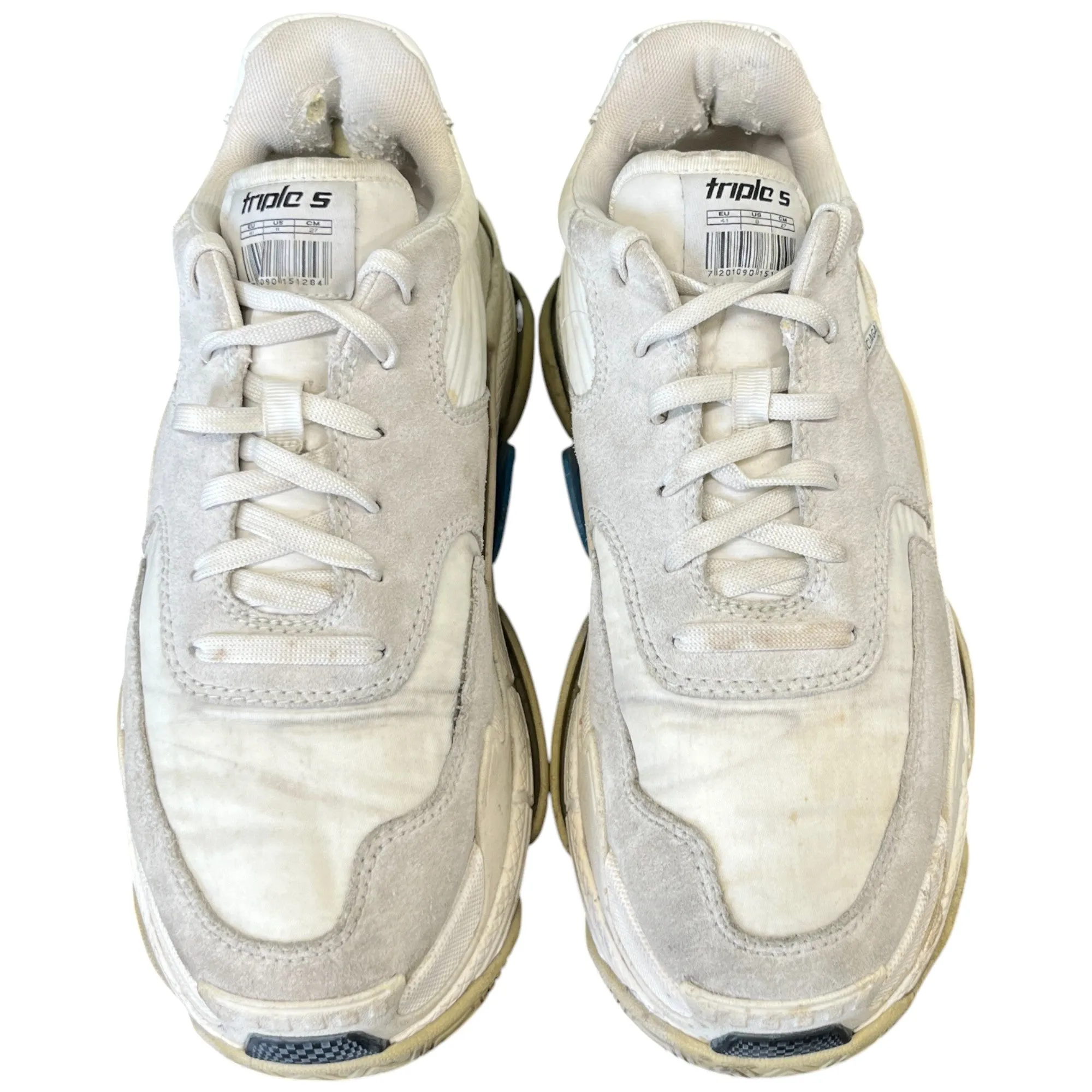 Women's Triple S Low Trainers White Size EU 41 / UK 8