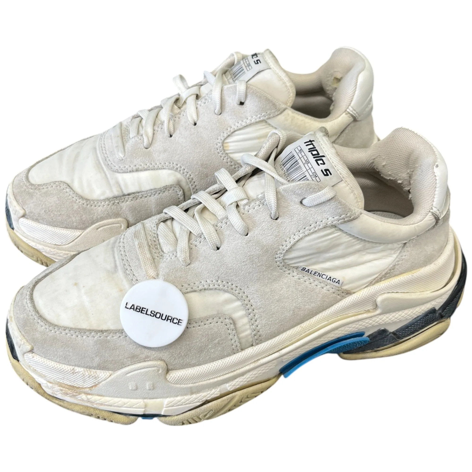 Women's Triple S Low Trainers White Size EU 41 / UK 8